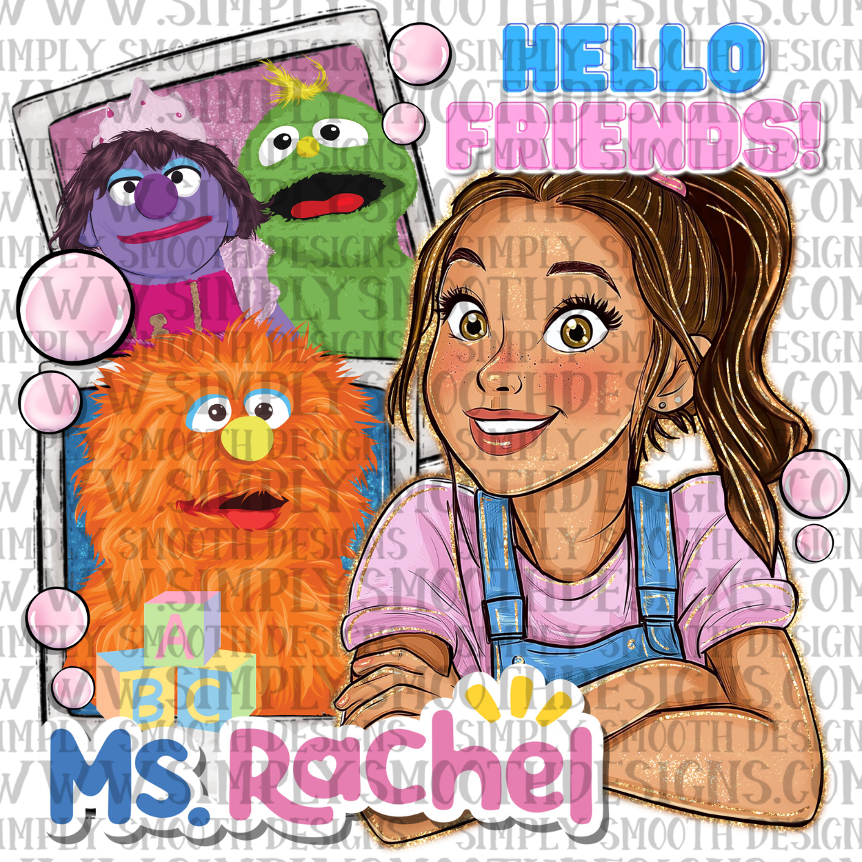 Hello Friends R*chel Polaroid