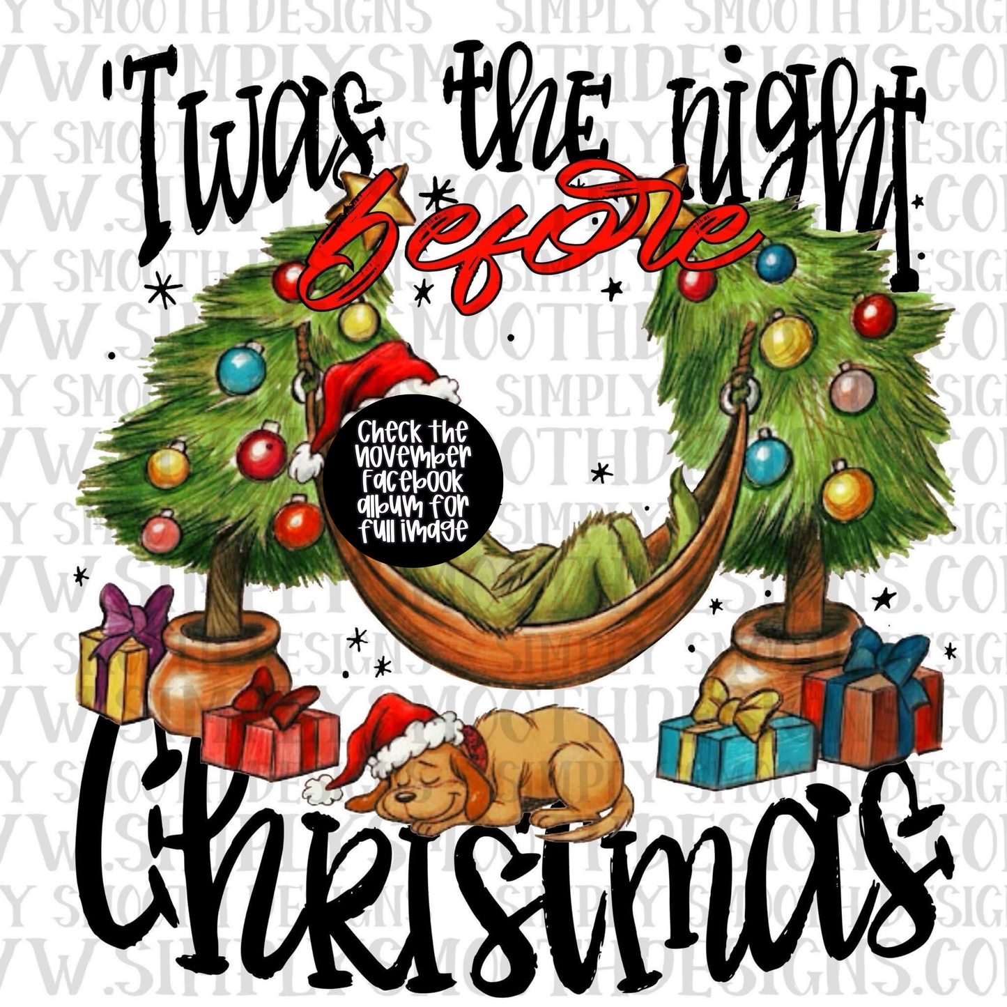 ‘Twas The Night Before Christmas Green