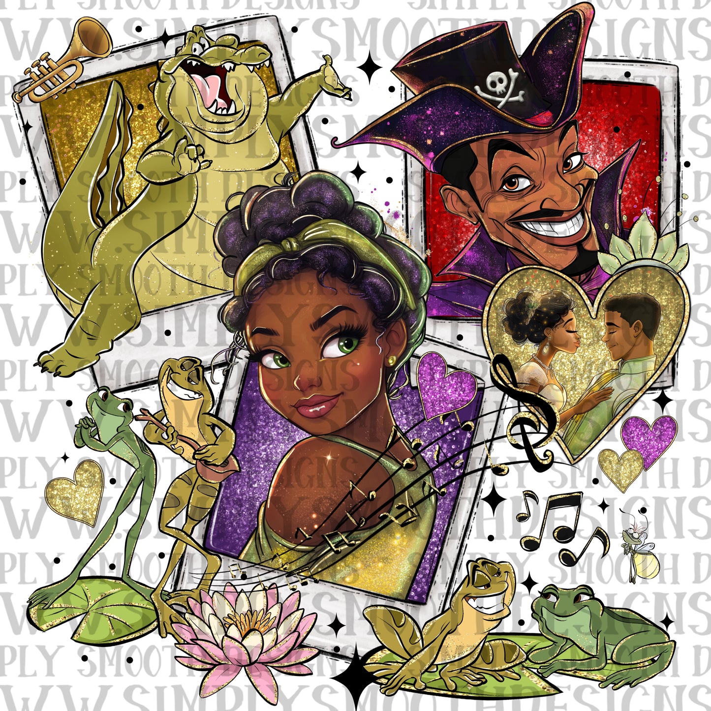 Tiana Princess polaroid