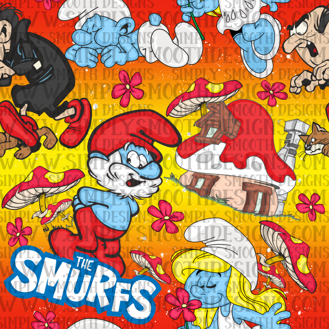 Smurfs Seamless