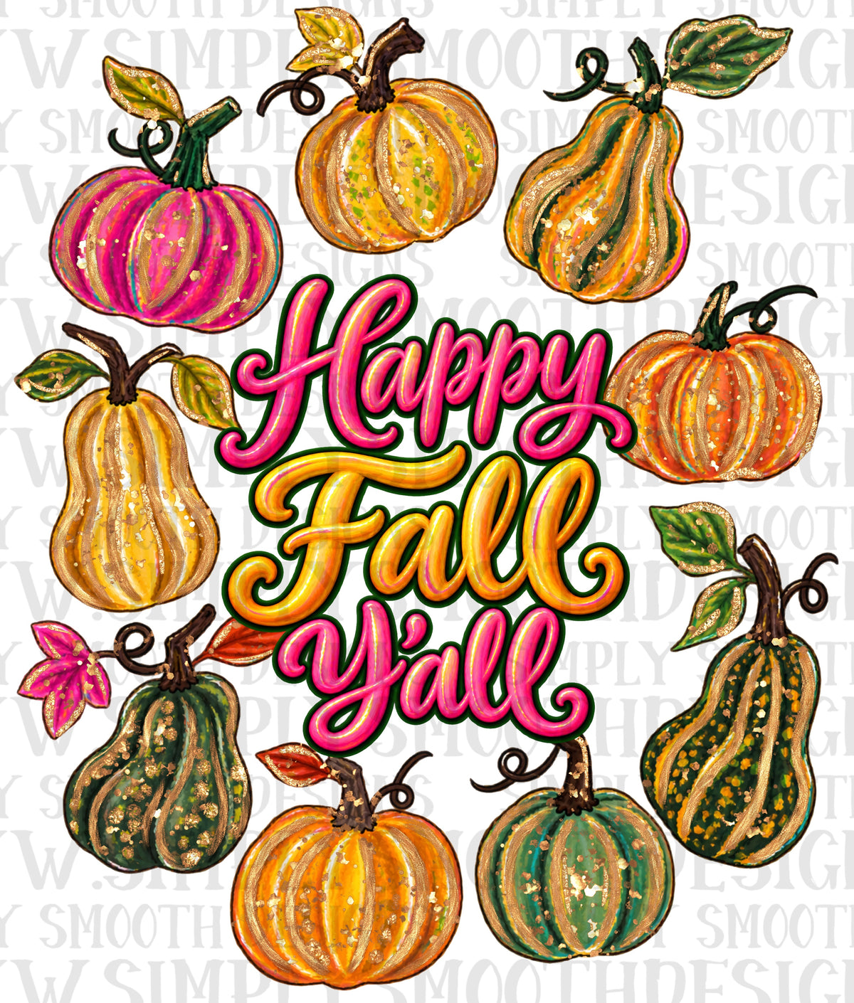 Happy fall yall png pumpkins download