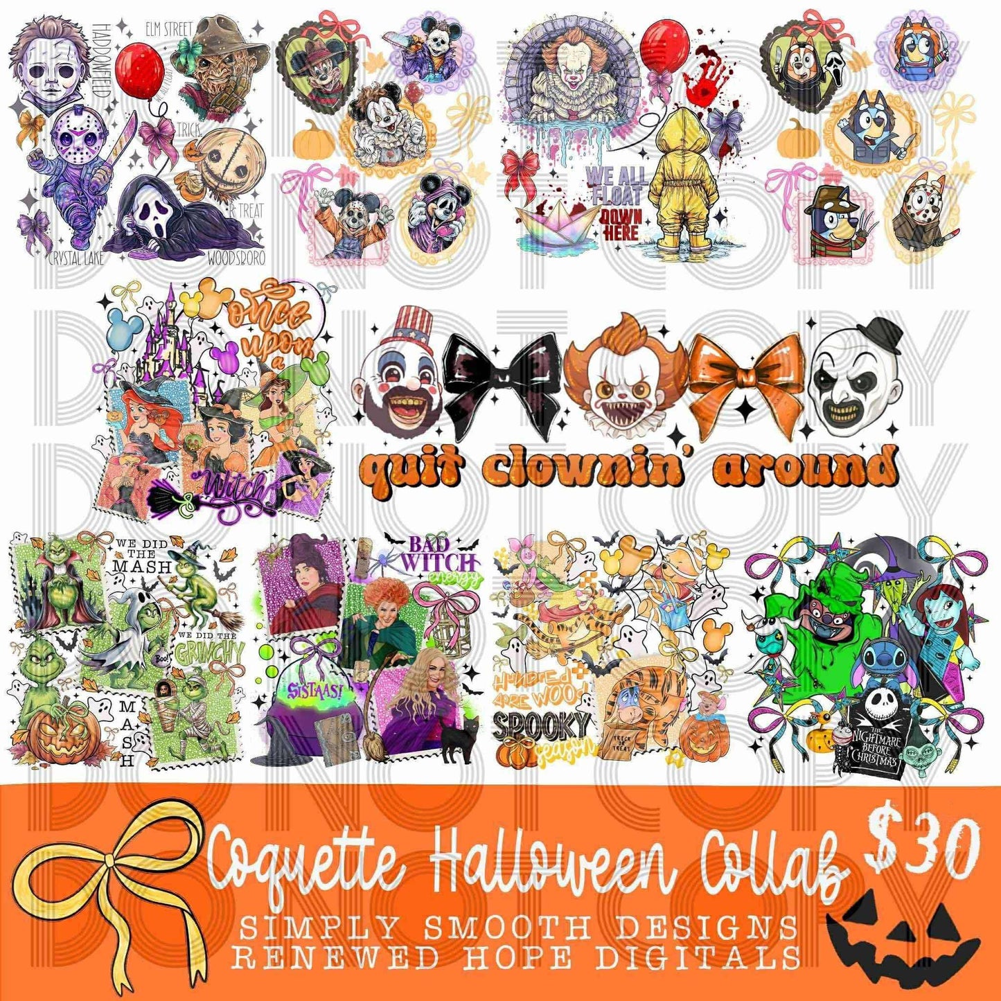 Coquette Halloween Horror Collab With Renewed Hope Designs