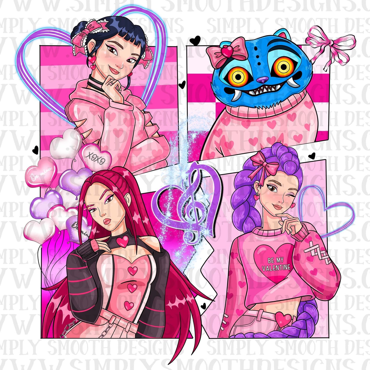 K P_P Valentine Block