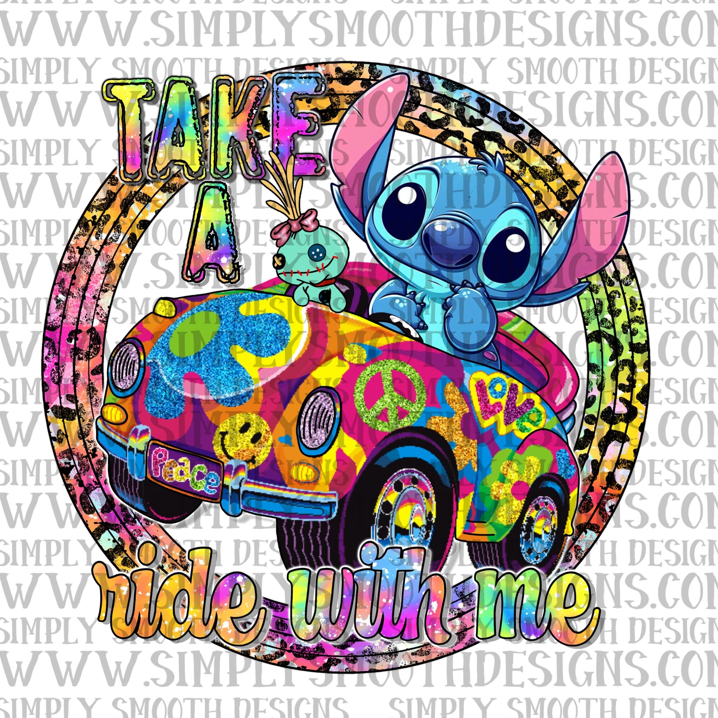 Take a ride with me stitch