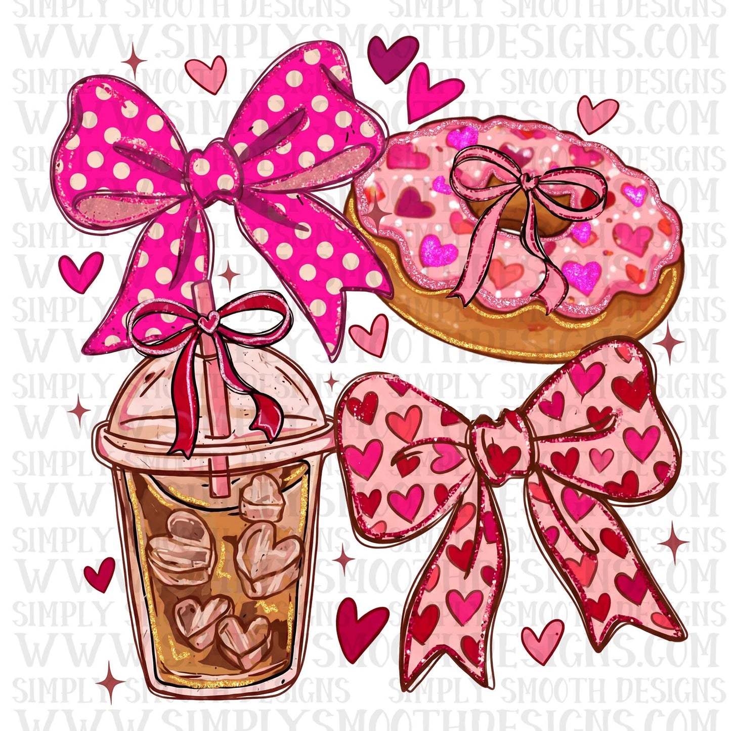 Coffee + Donuts + Bows