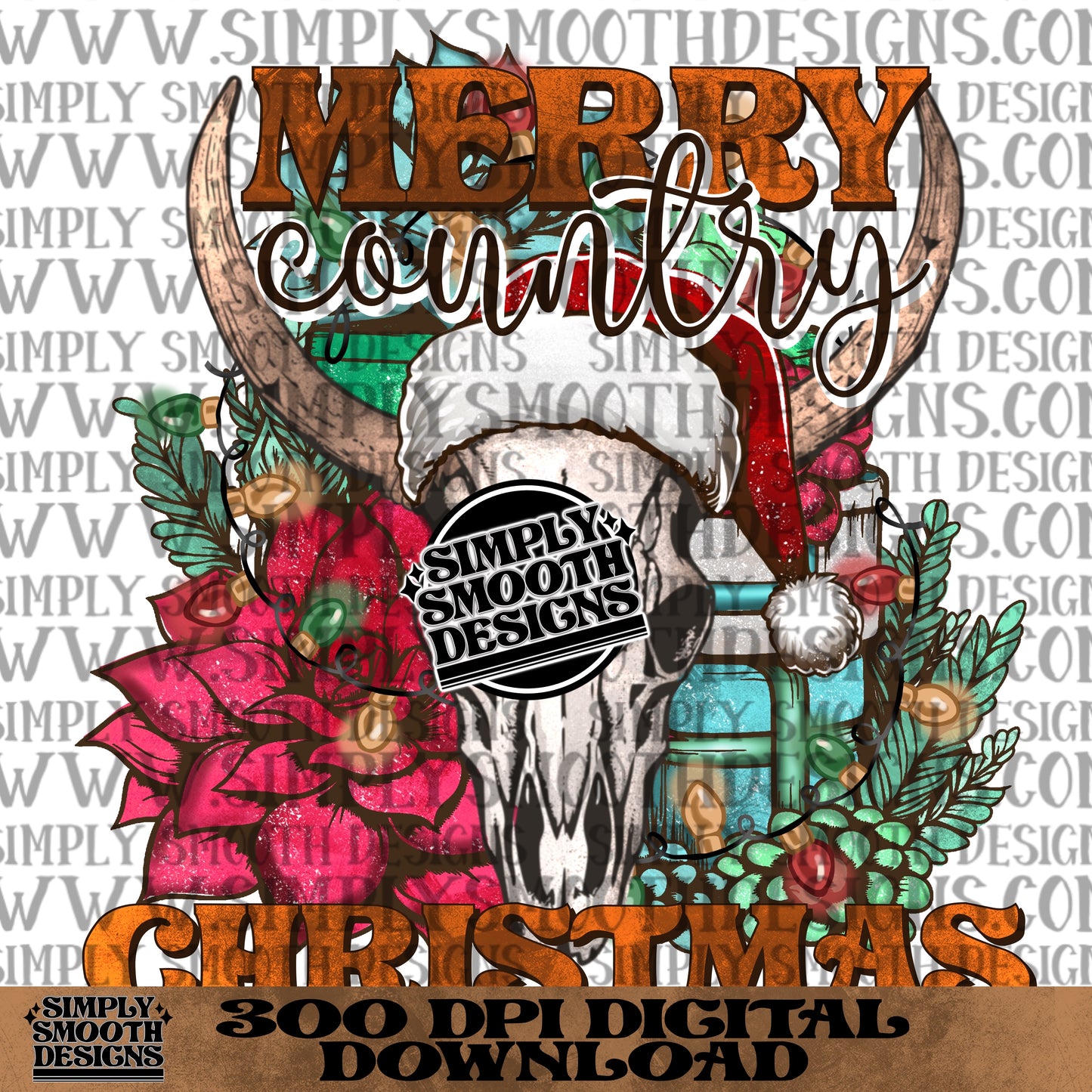 Merry country Christmas