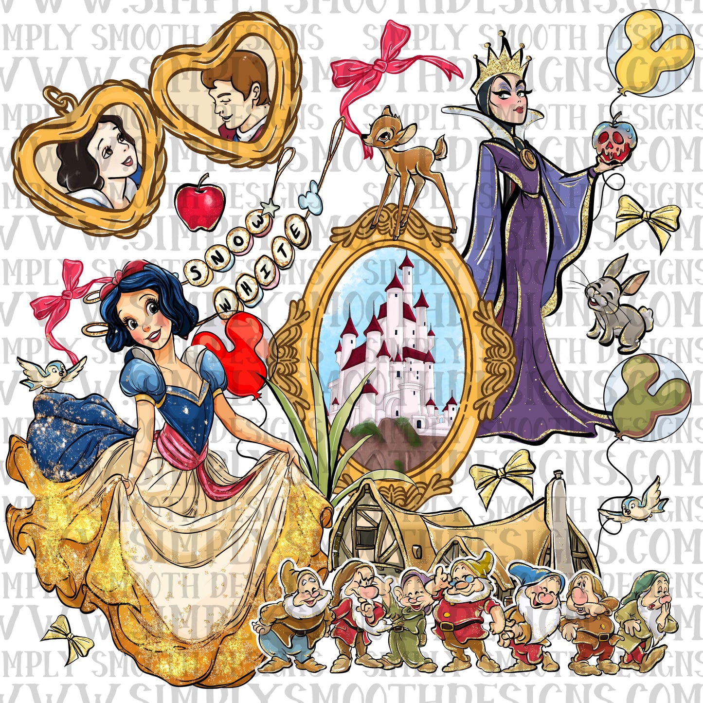 Locket Princess Snow