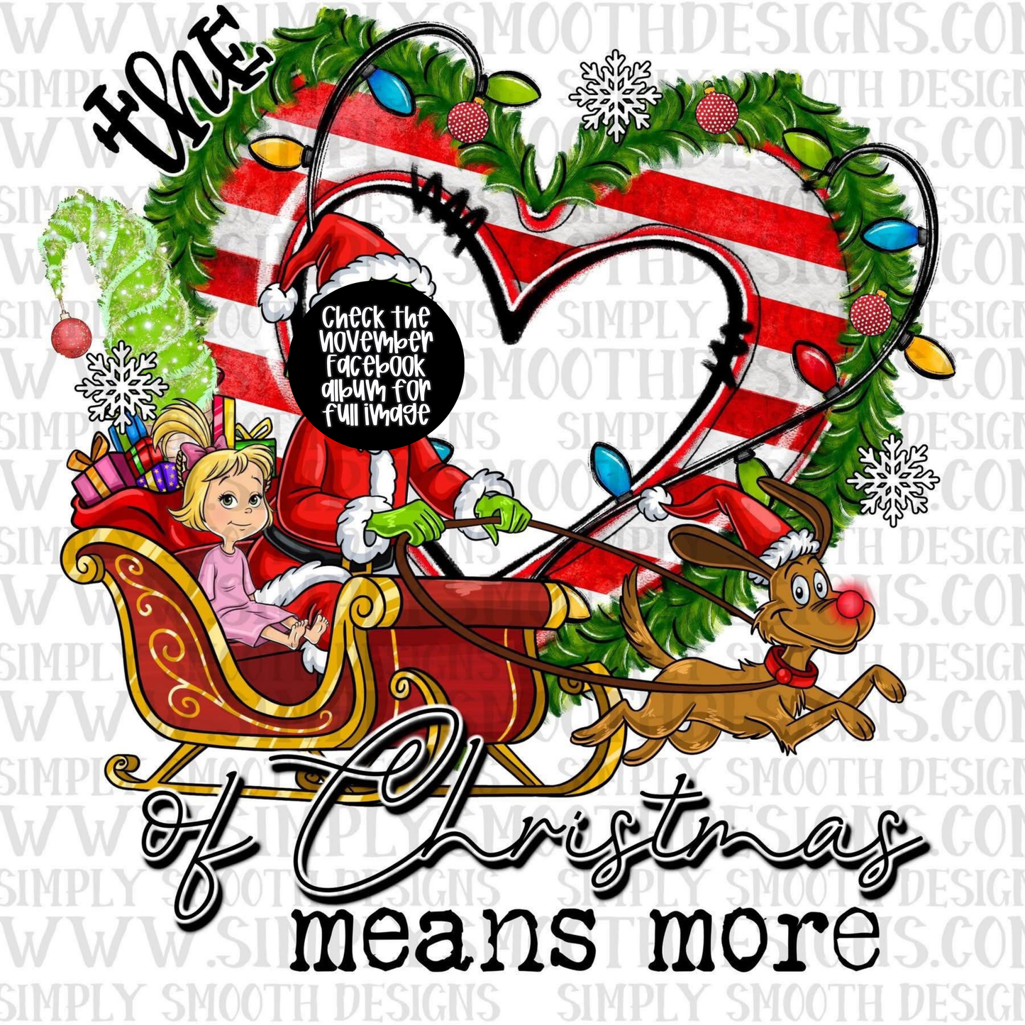 Heart of Christmas Green