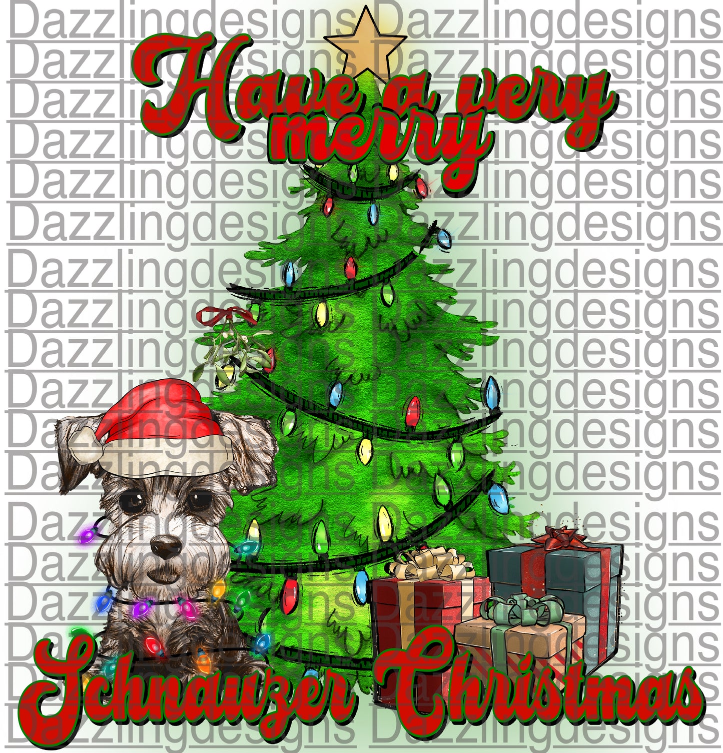 Have a very merry SCHNAUZER Christmas