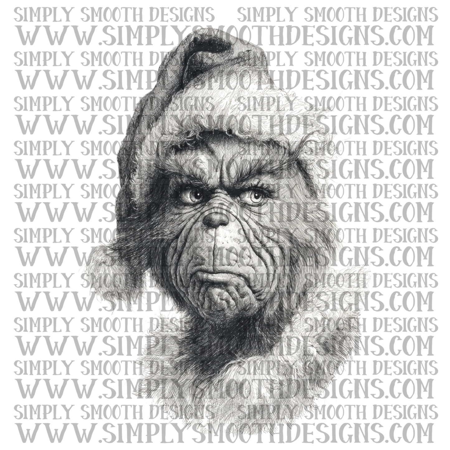 Green Guy In Black + White