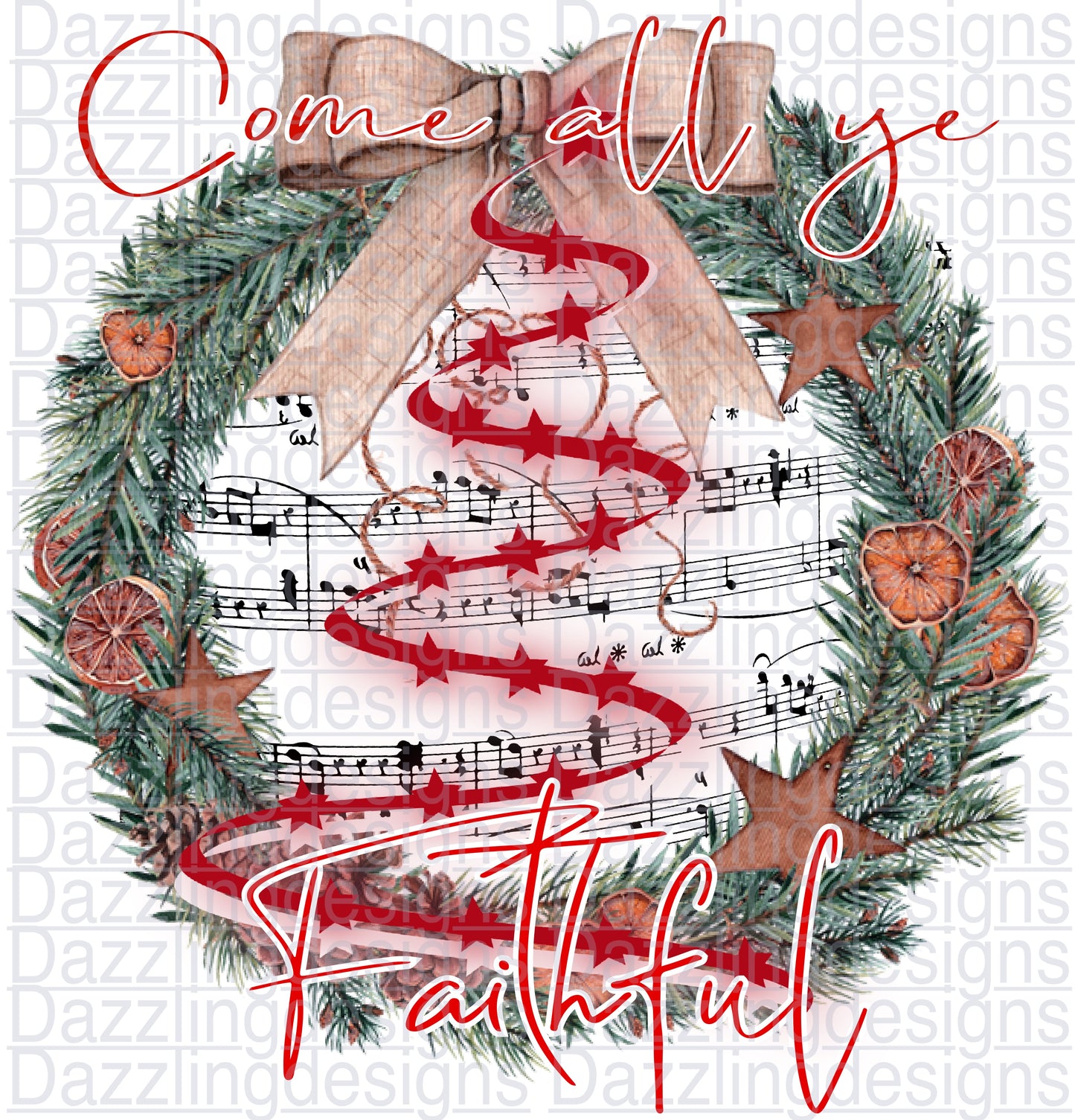 Come all ye Faithful wreath