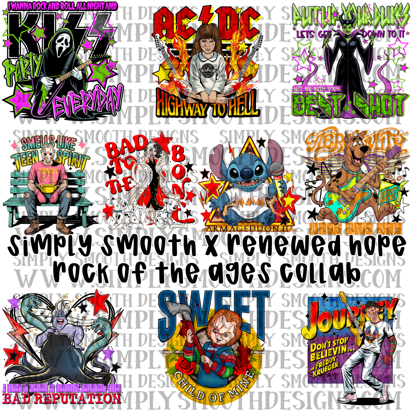 Character Rock Of The Age Collab | Simply Smooth x Renewed Hope Digitals