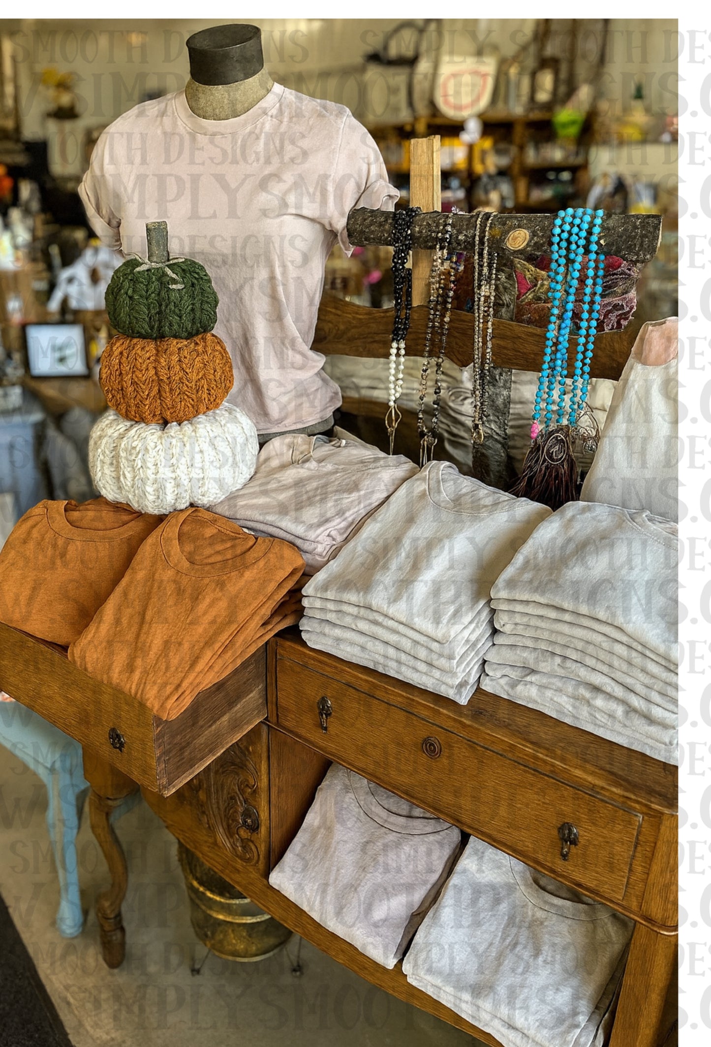 Storefront fall mock-up