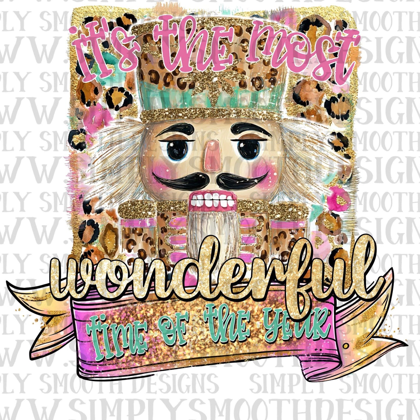 Most Wonderful Time Leopard Nutcracker