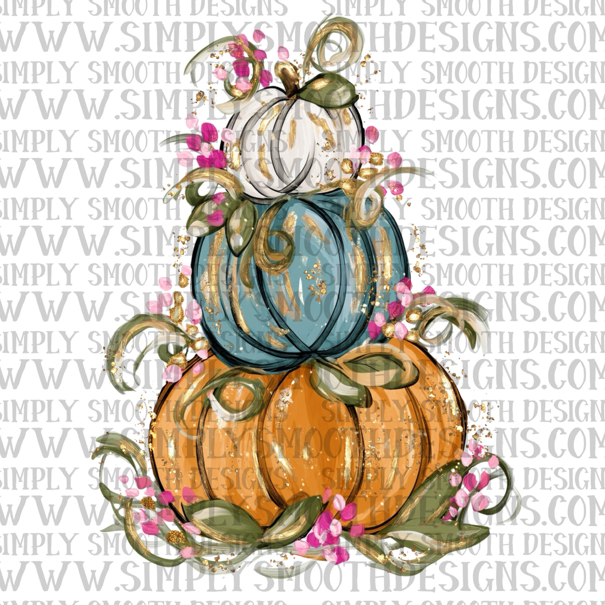 Pumpkins (blue middle)