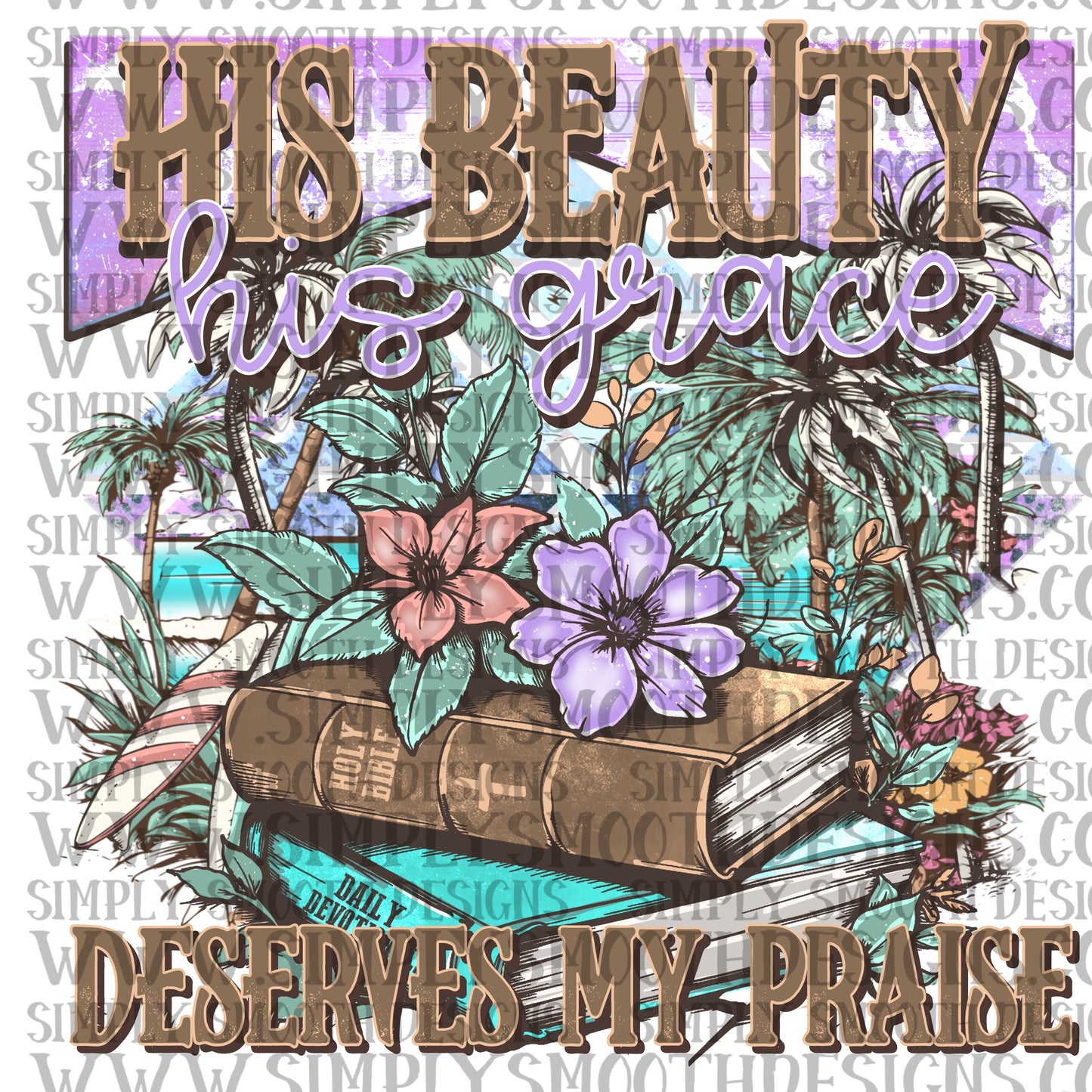 His beauty, HIS grace