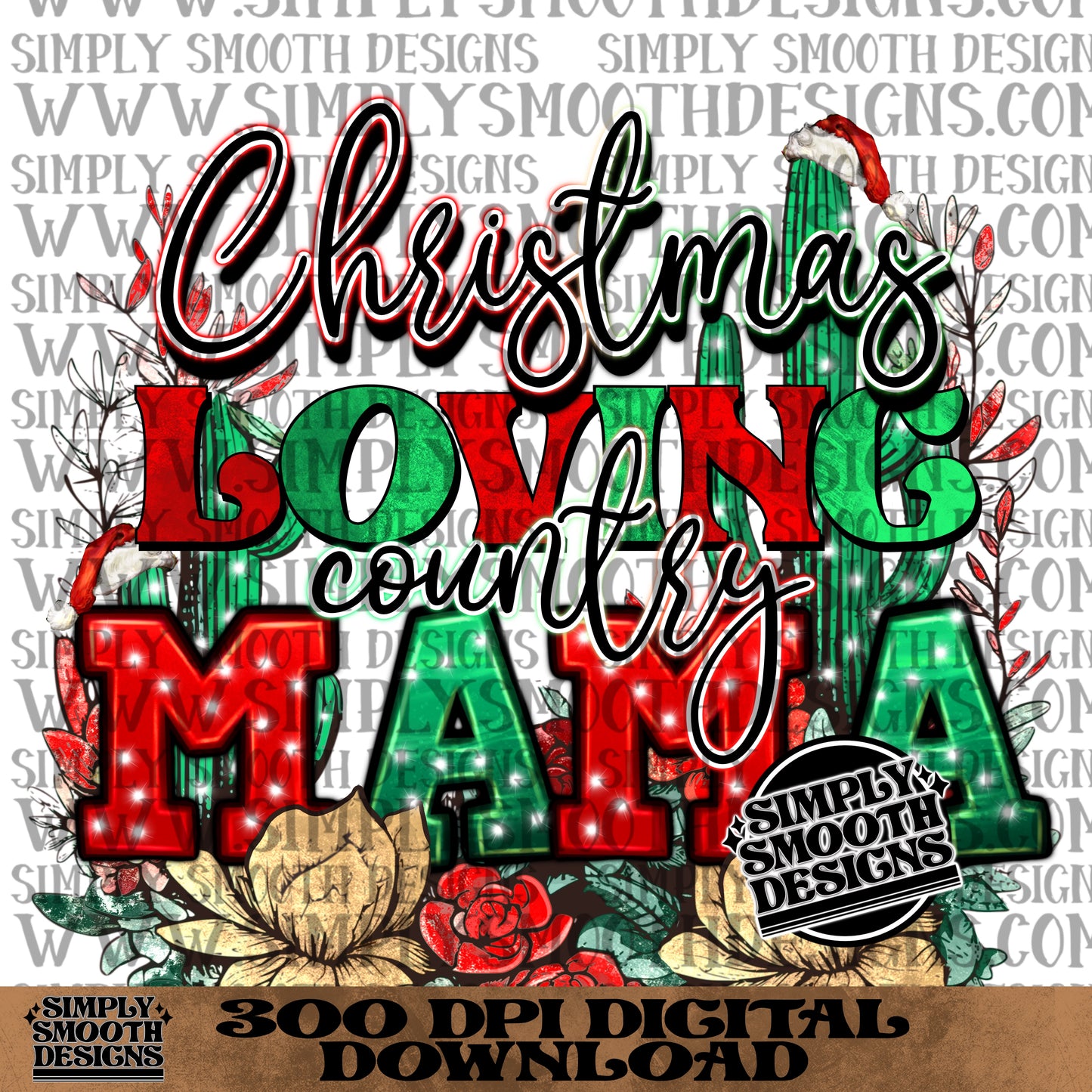 Christmas loving country mama