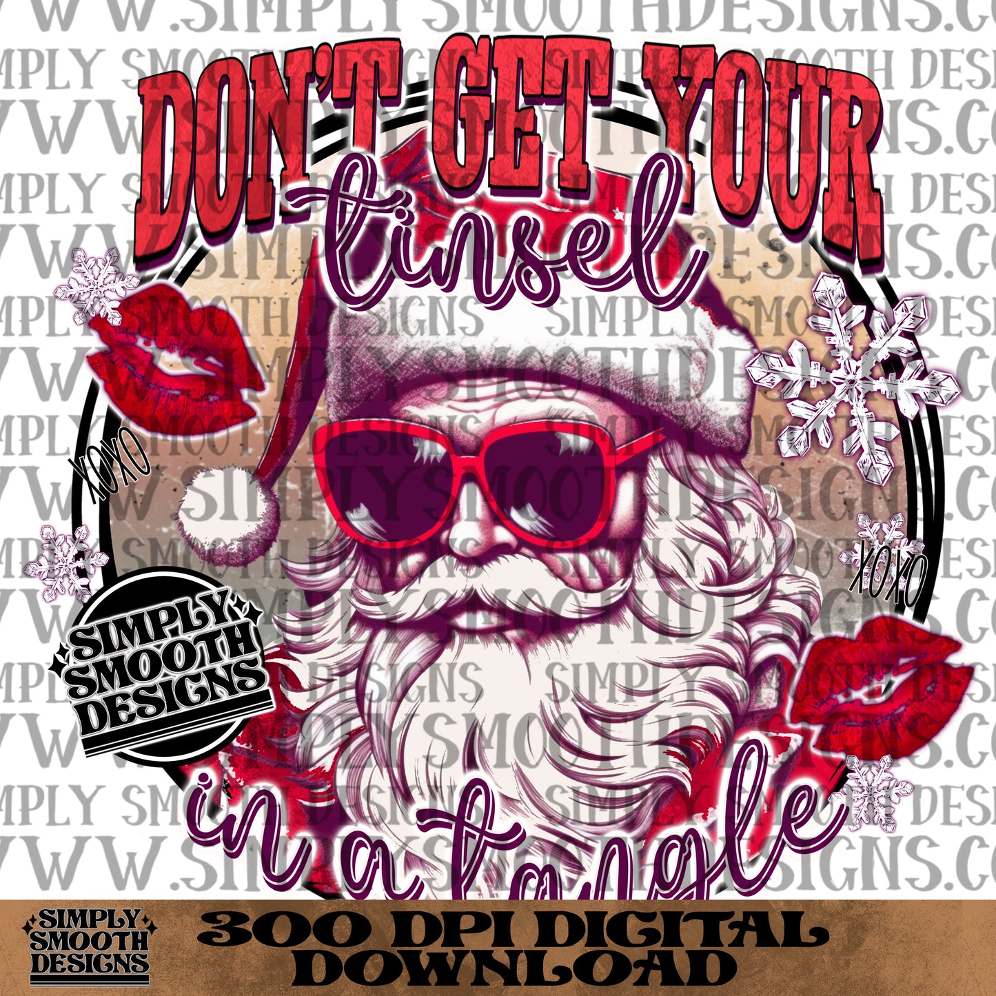 Don’t get your tinsel in a tangle santa