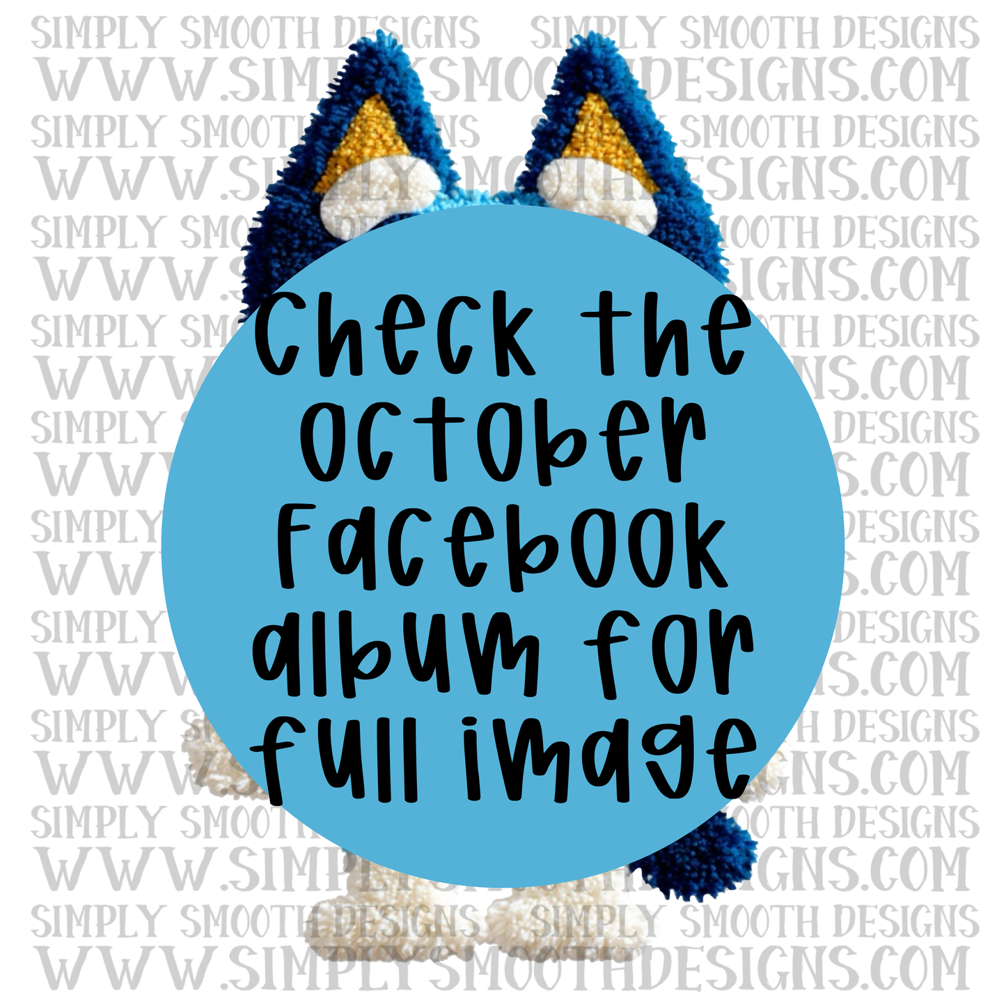 Faux Yarn Blue Heeler