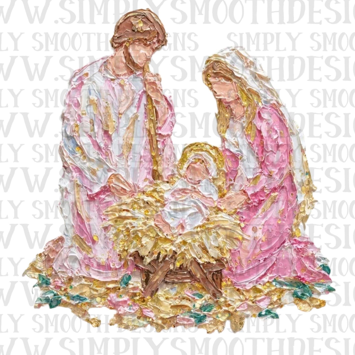 Nativity Impasto Oil