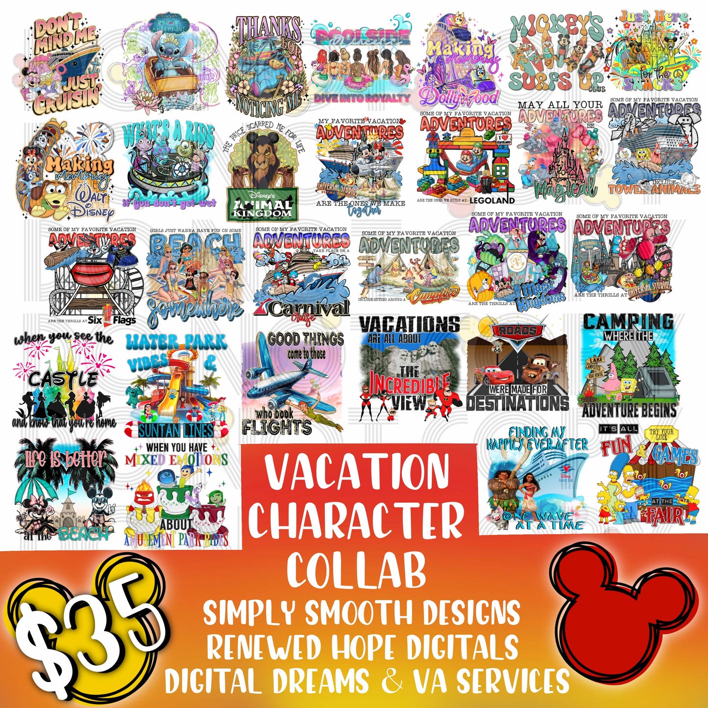 Chatacter Vacations Collab | Simply Smooth x Renewed Hope x Digital Dreams