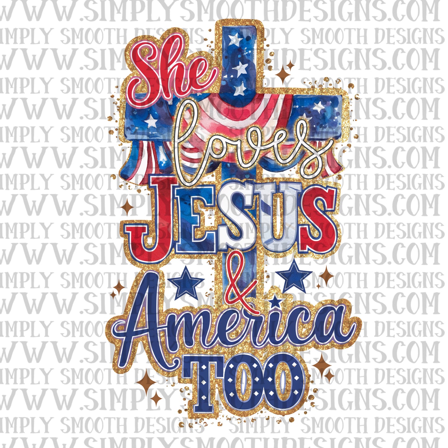 She loves Jesus & America too