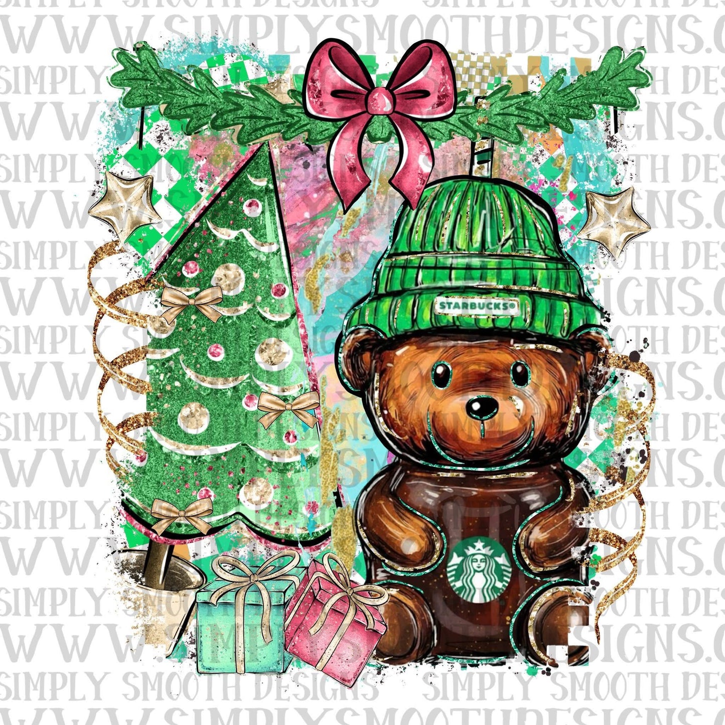 Bear Coffee Christmas