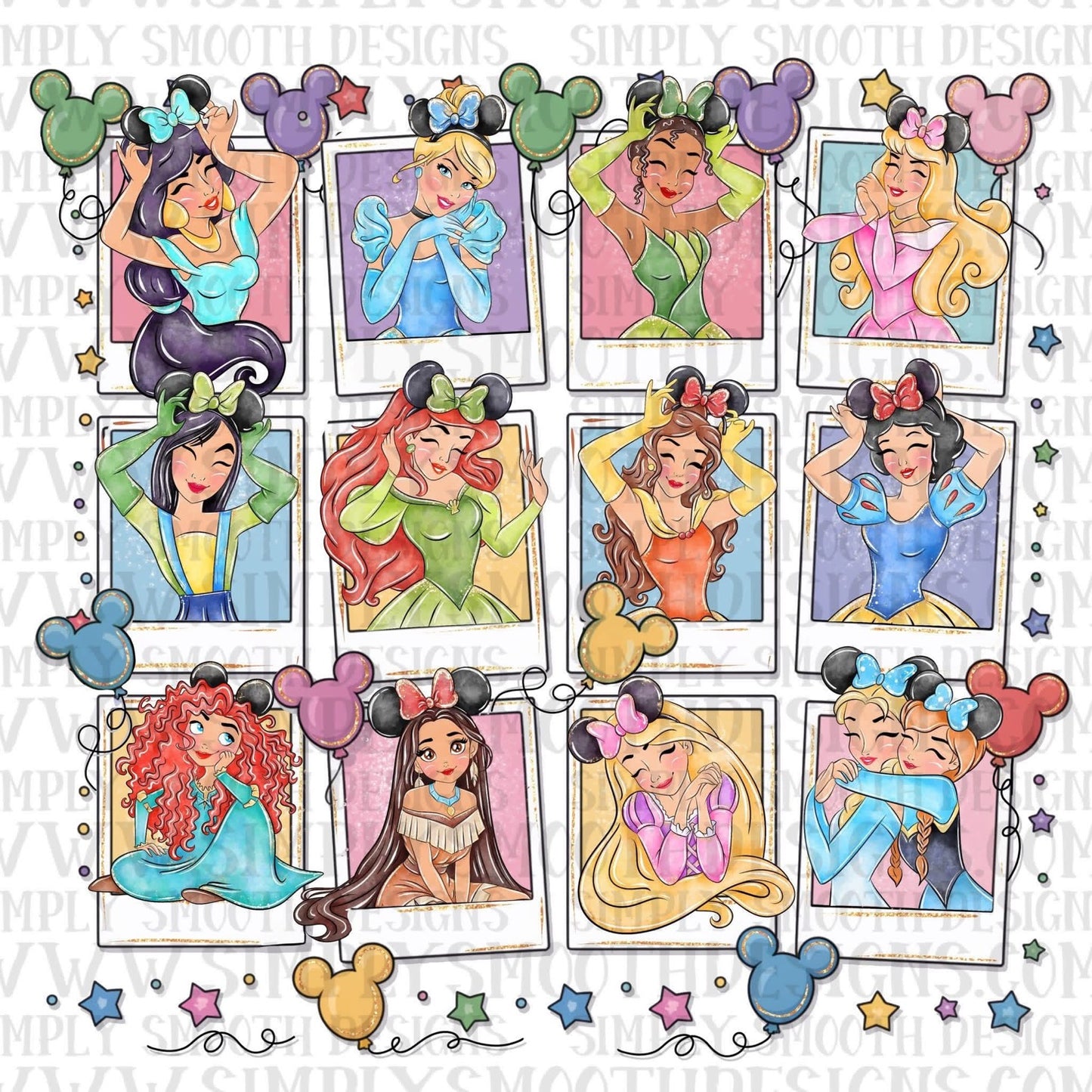 12 Princess Ears Polaroid