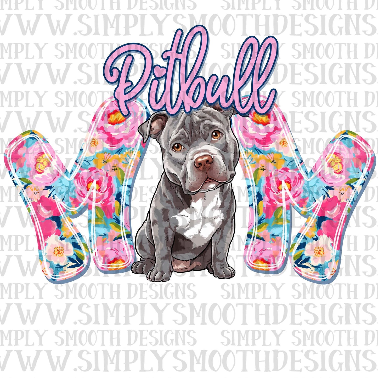 Pitbull Mom / Gray