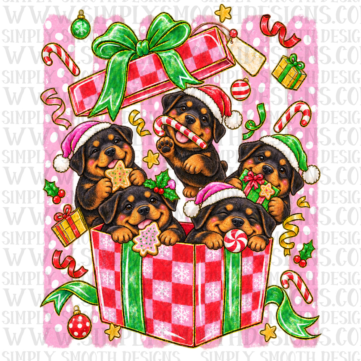 Christmas png download dogs Rottweilers