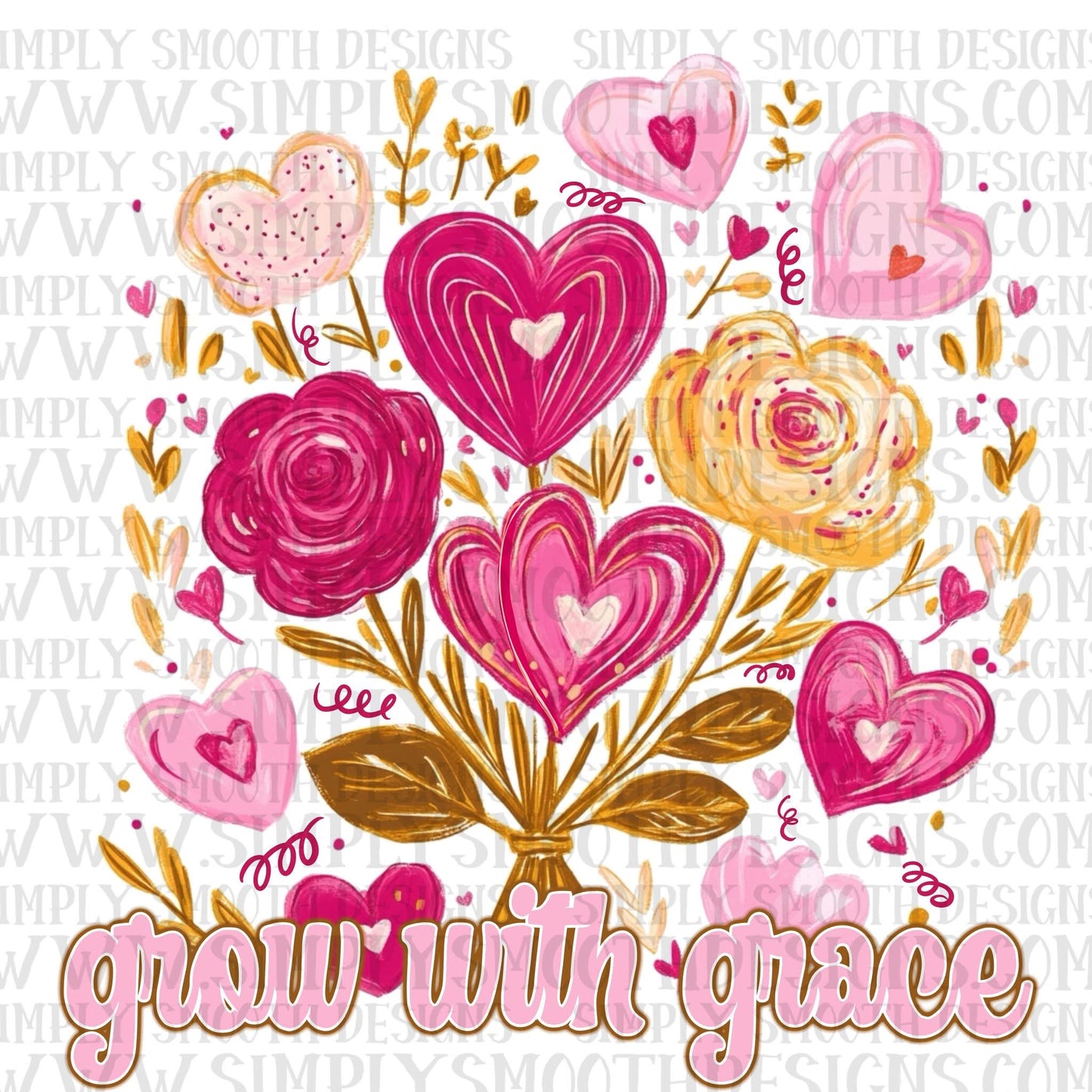 Grow With Grace Heart Bouquet