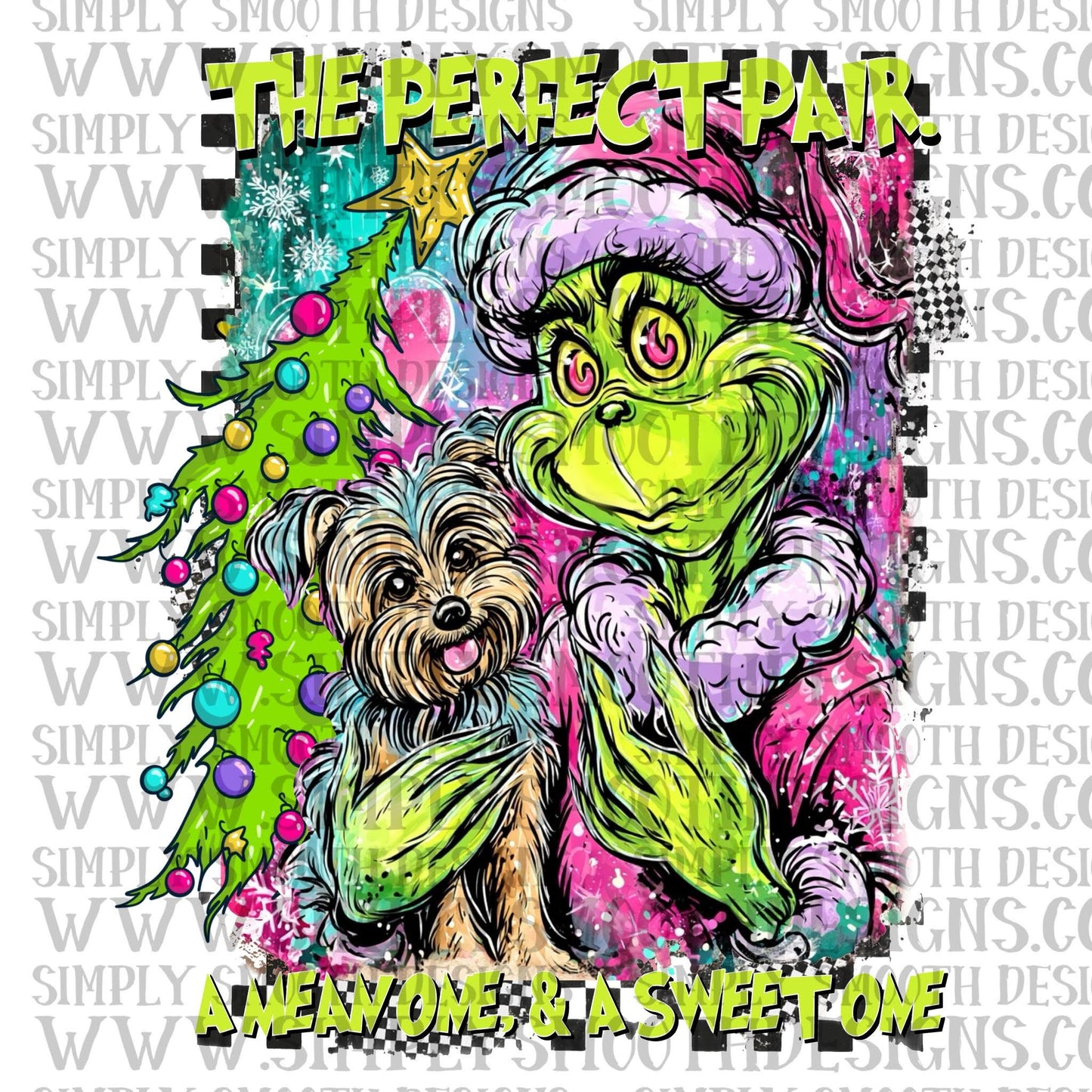 The Perfect Pair Green + Yorkie