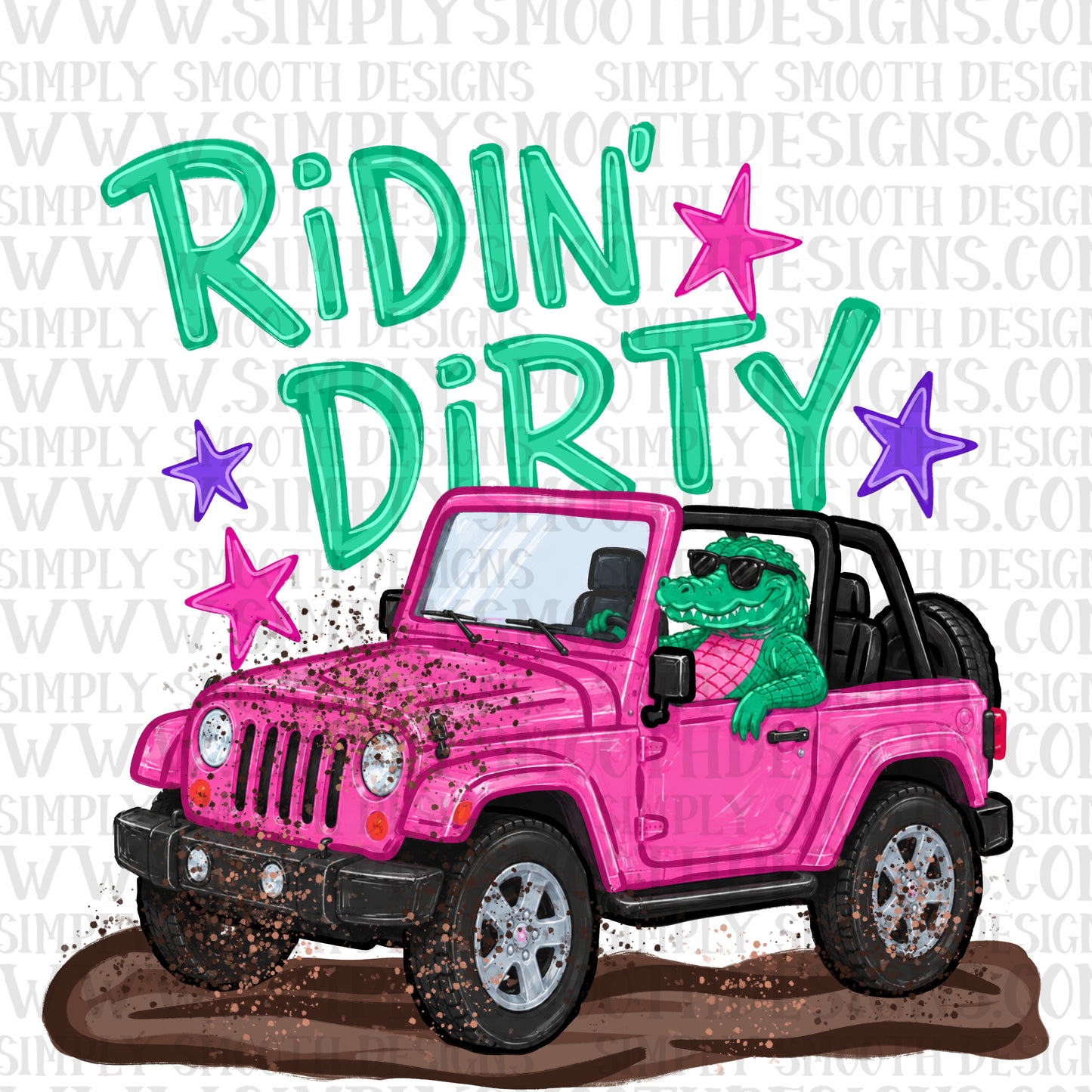 Ridin Dirty JP Pink Gator