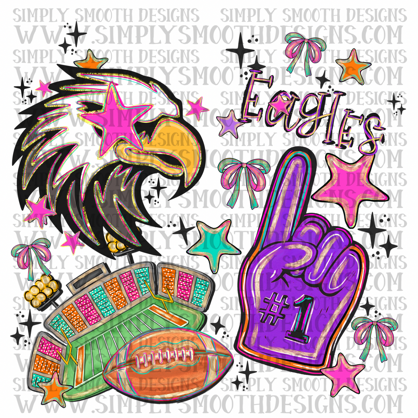 Eagles Bright Preppy