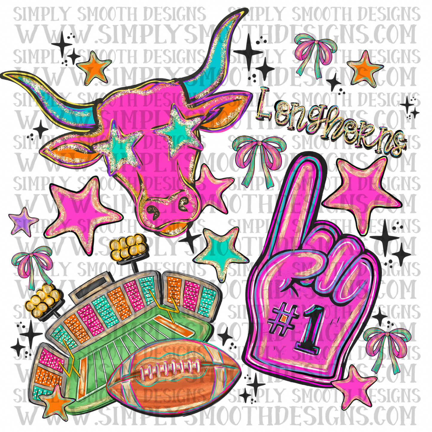 Longhorn Bright Preppy
