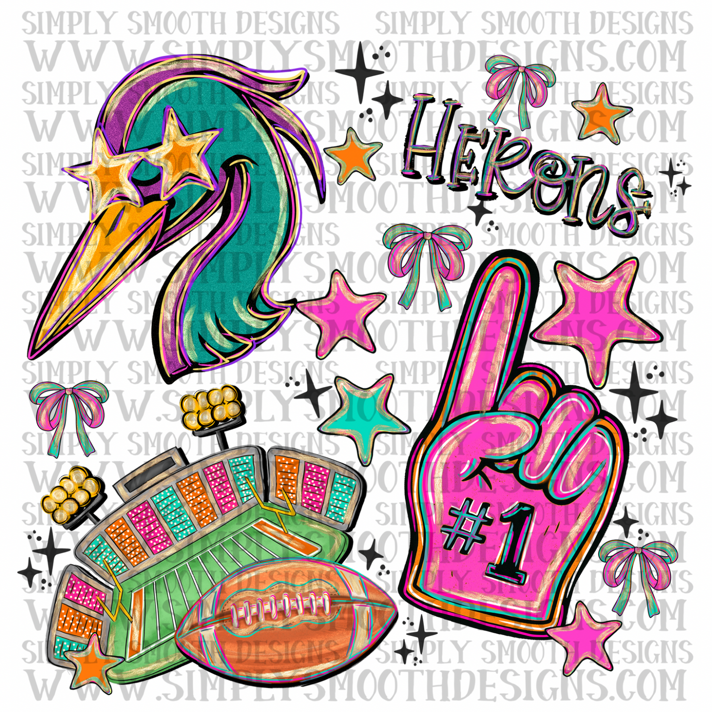 Herons Bright Preppy