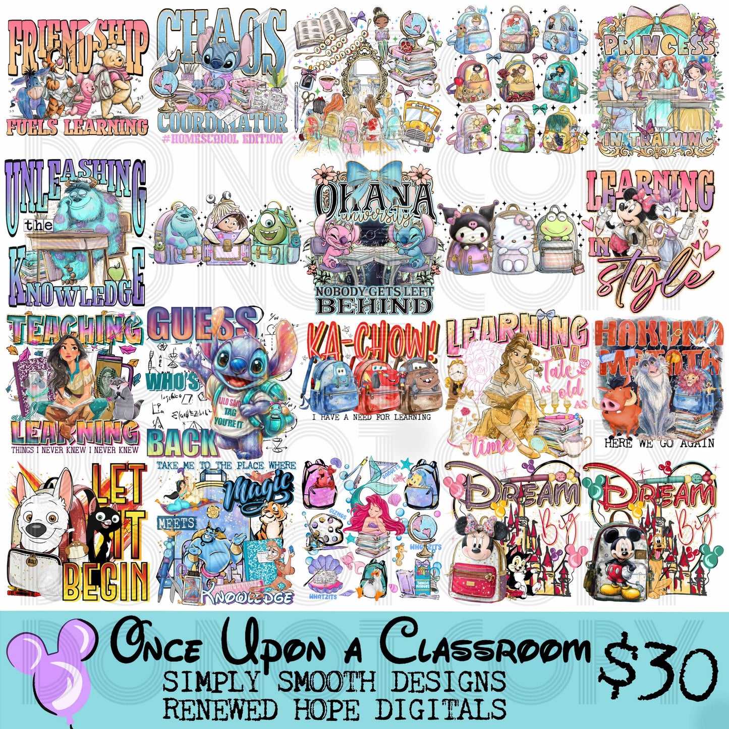 Once Upon A Classroom Collab With Renewed Hope Designs