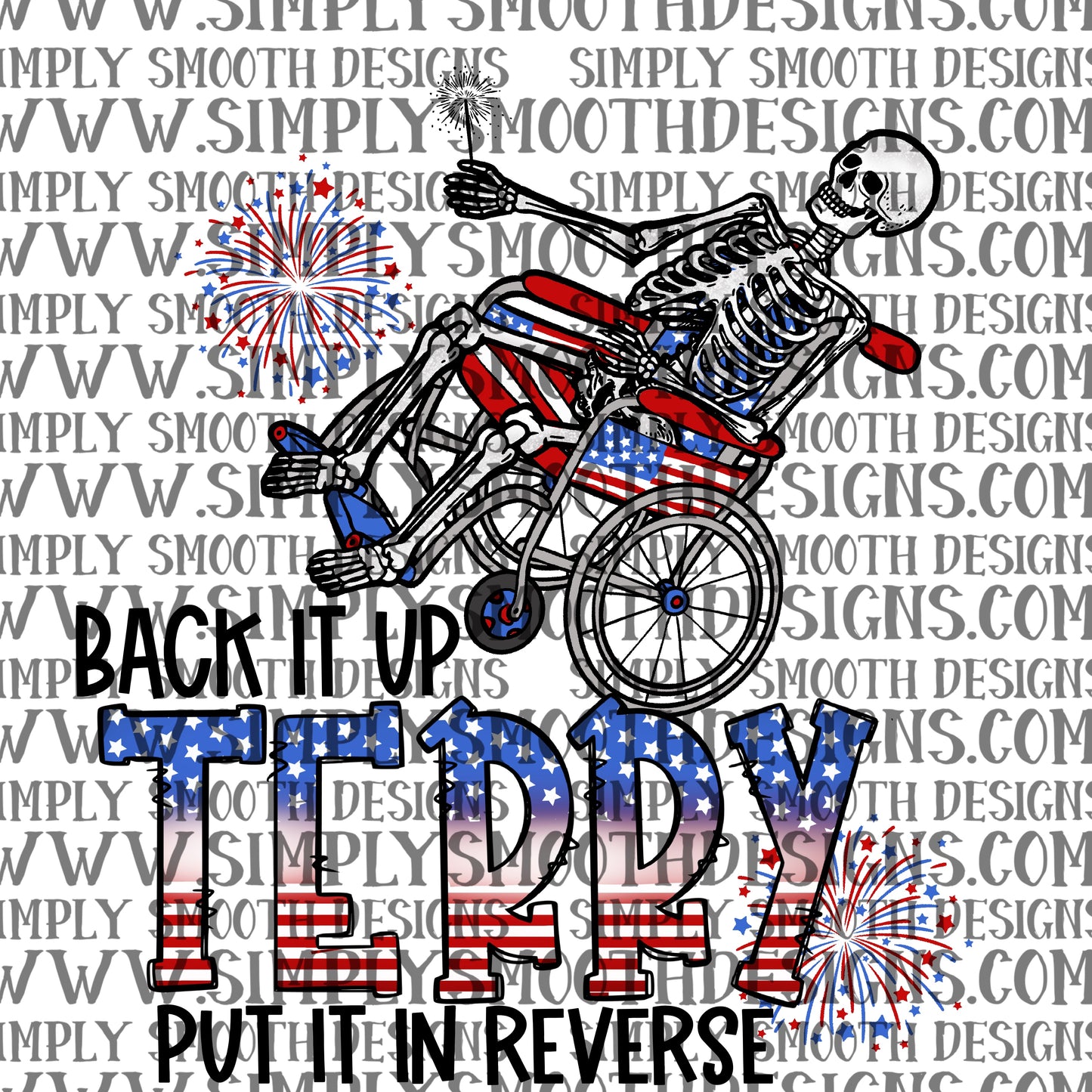 Back it up Terry skeleton