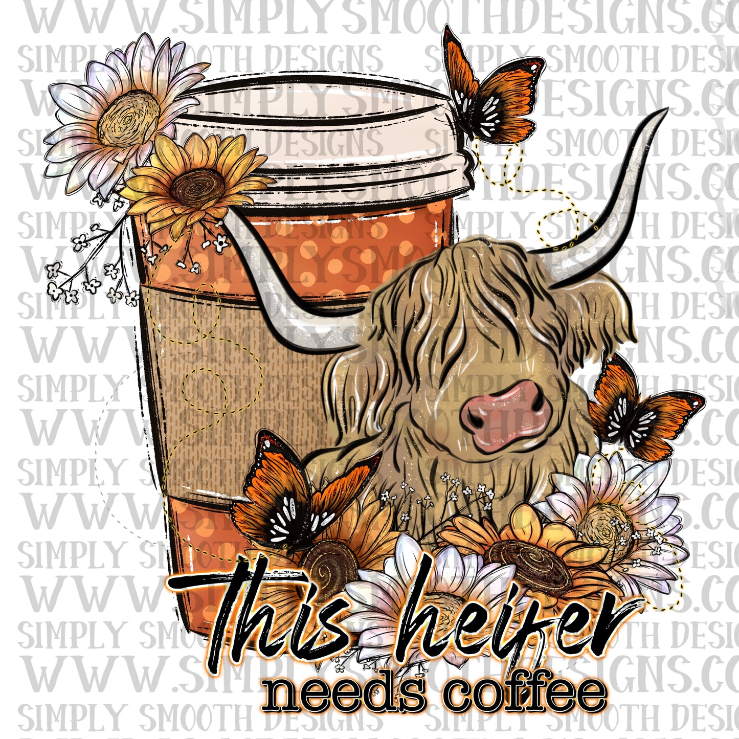 This heifer needs coffee