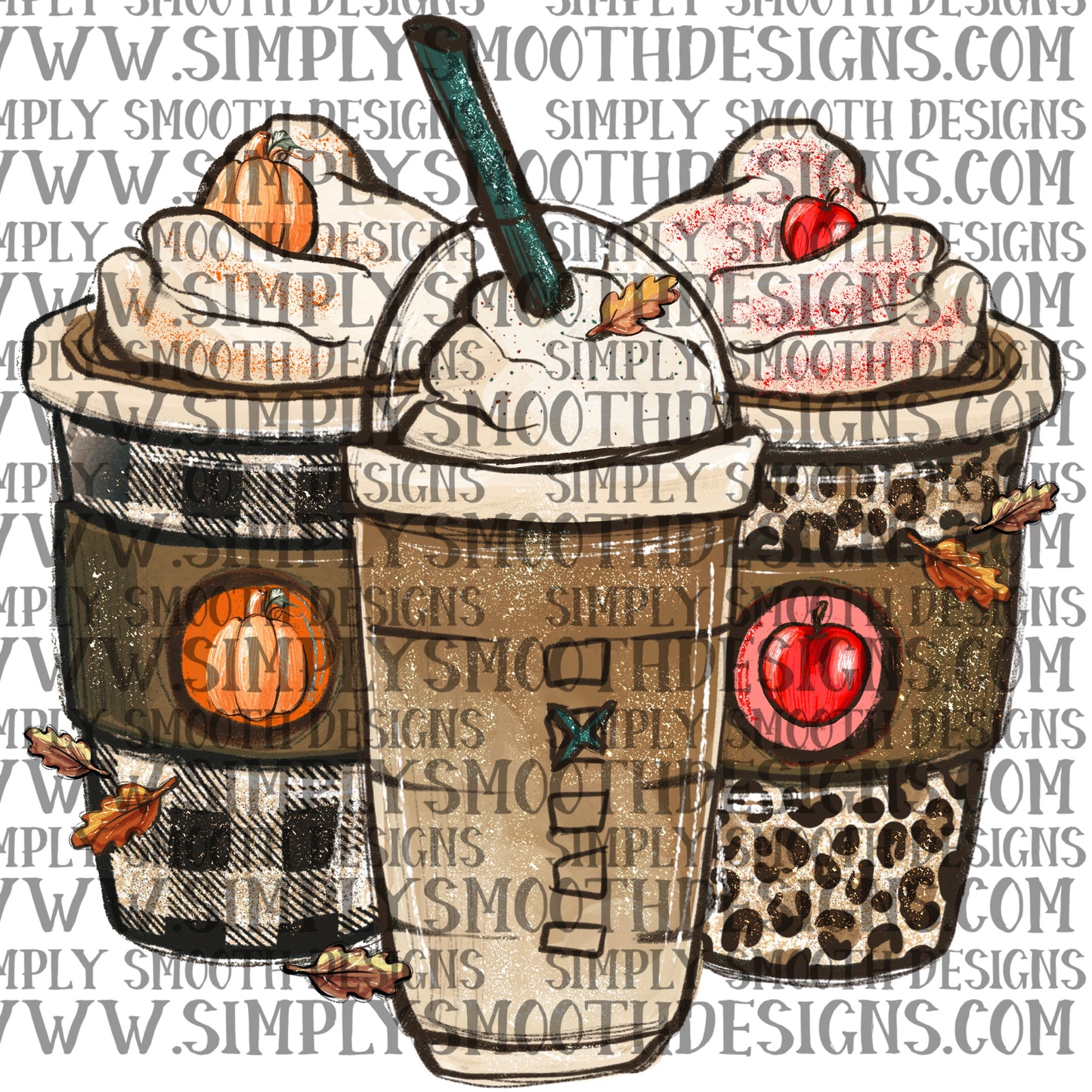 Apple and pumpkin coffee