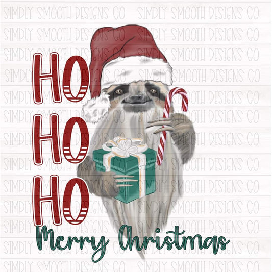 Merry Christmas ho ho ho Sloth