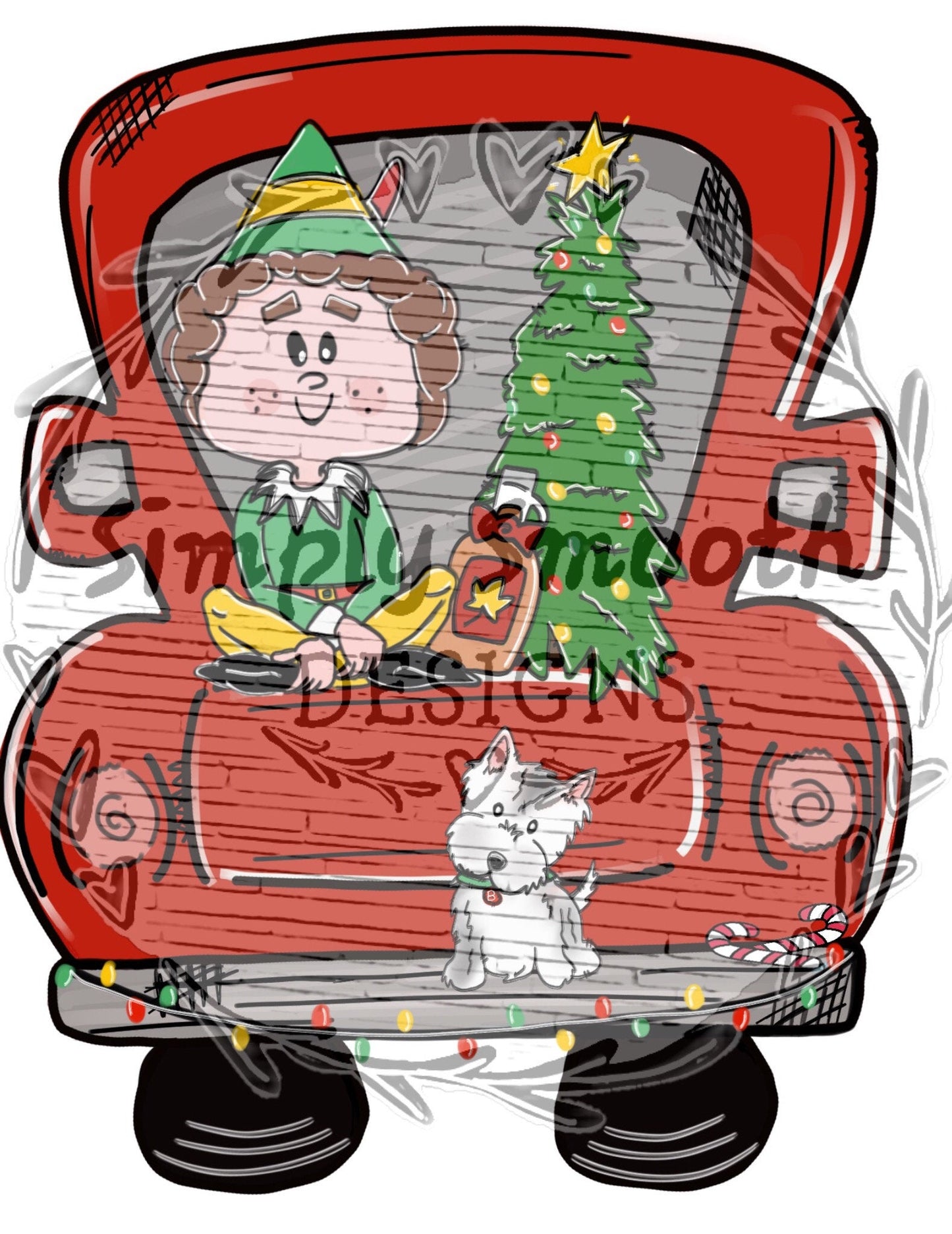 Buddy elf truck christmas