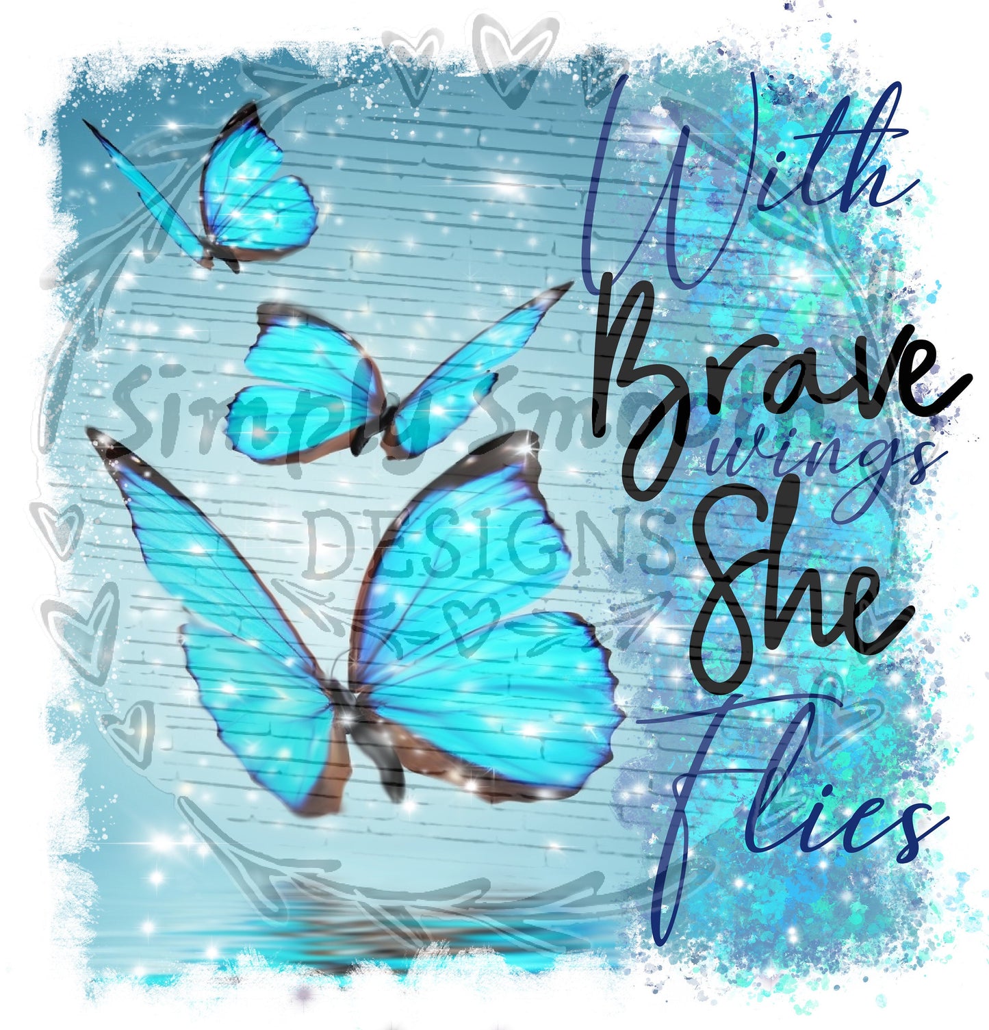 With brave wings she flies