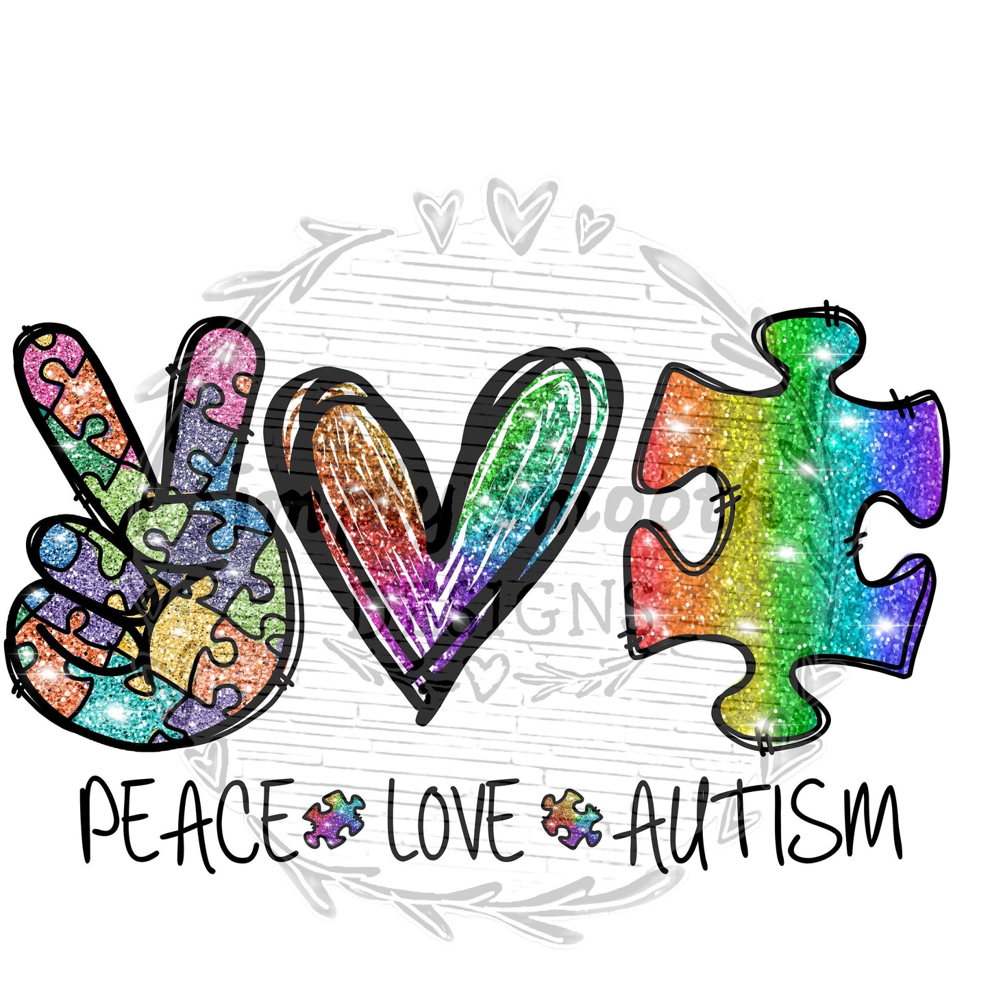 Peace love autism