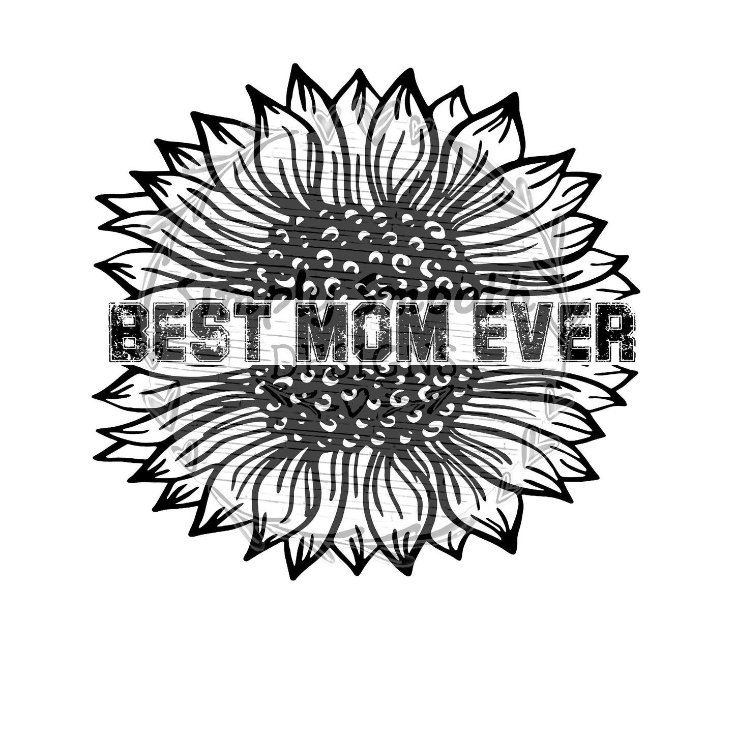 Best mom ever sunflower