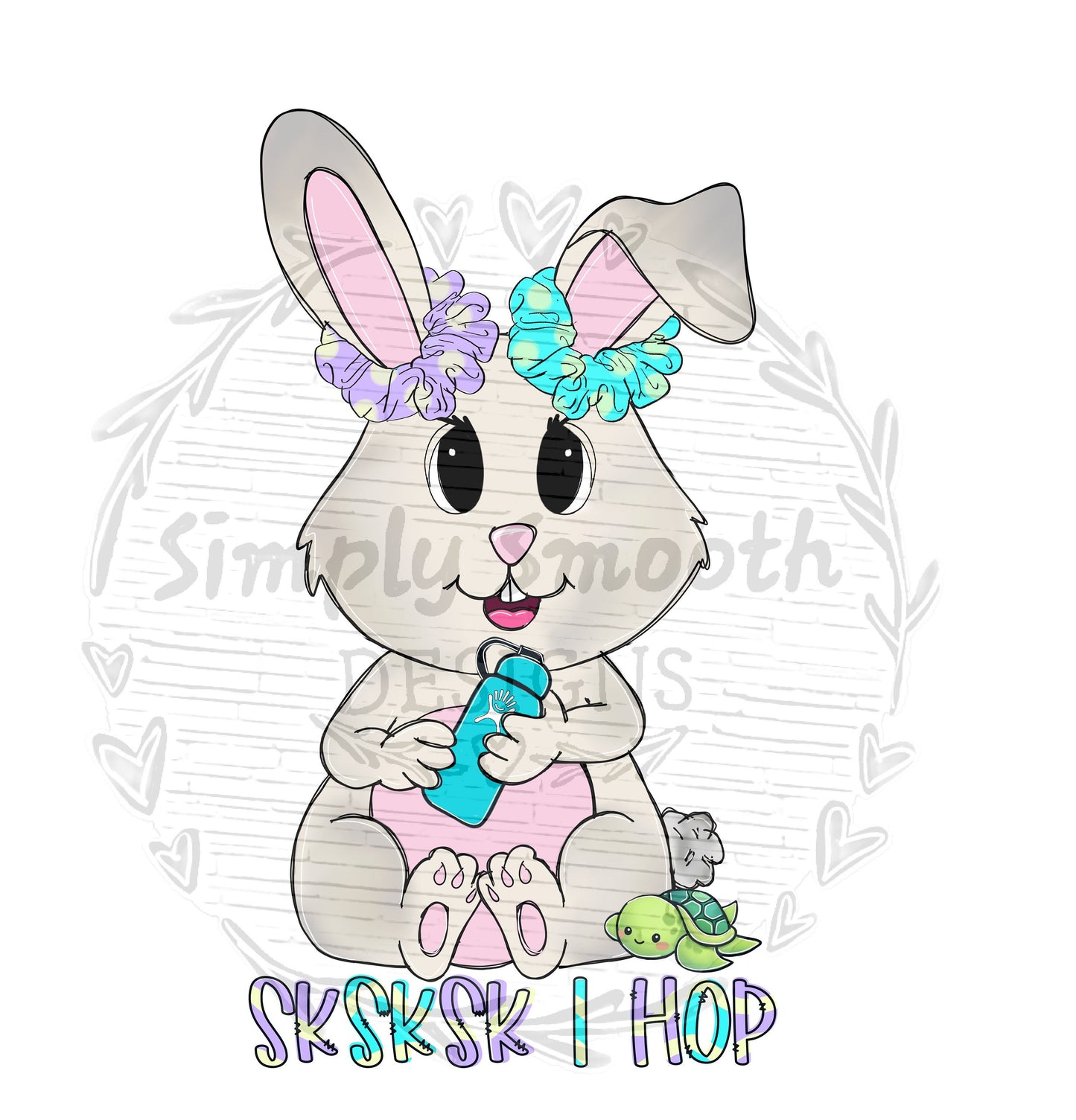 Sksksk I hop bunny turtle vsco Easter