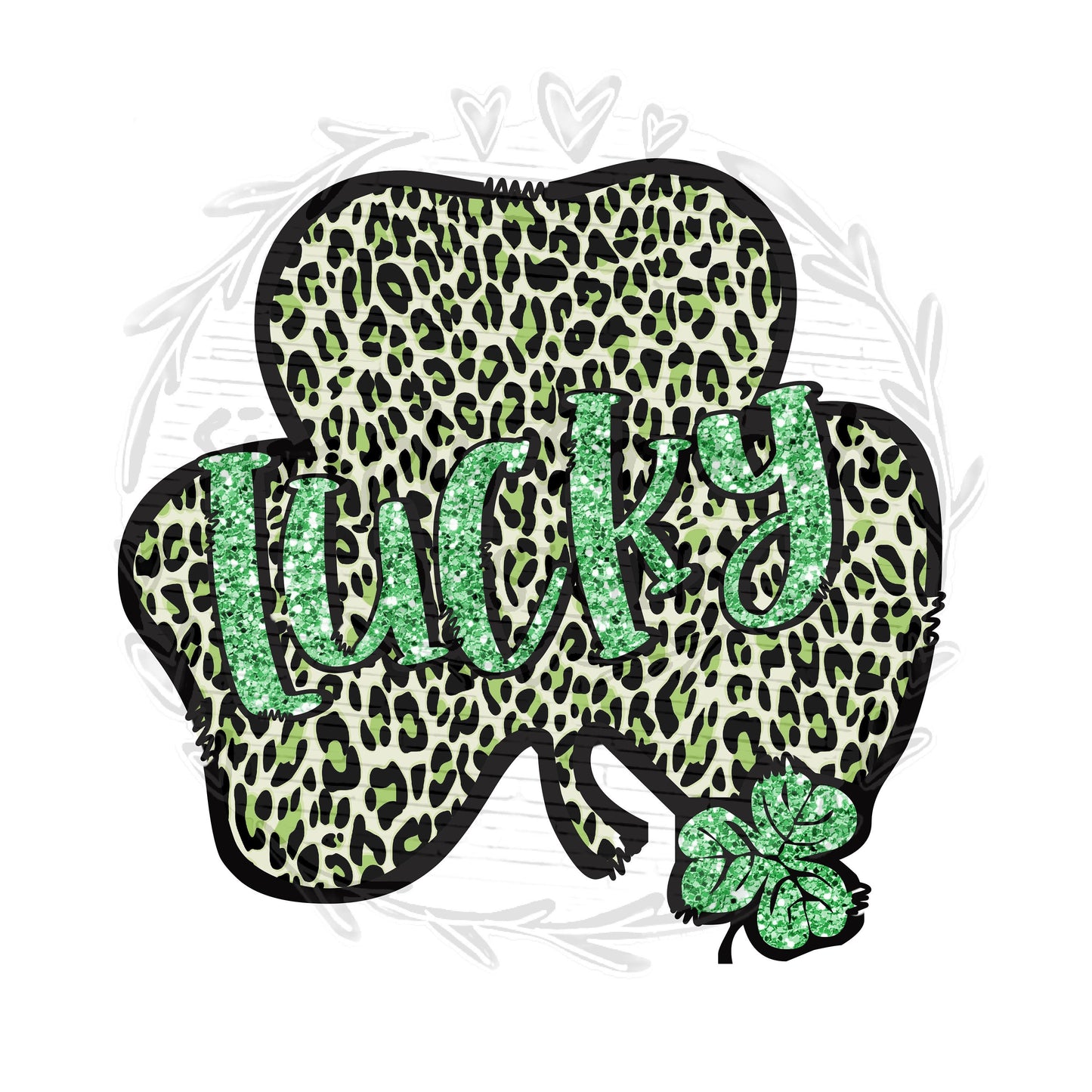Lucky clover leopard