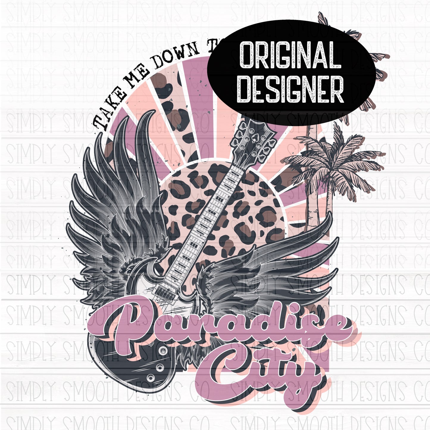 Paradise city retro