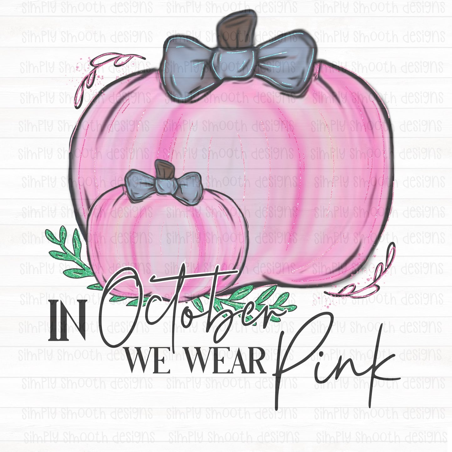 In October we wear pink