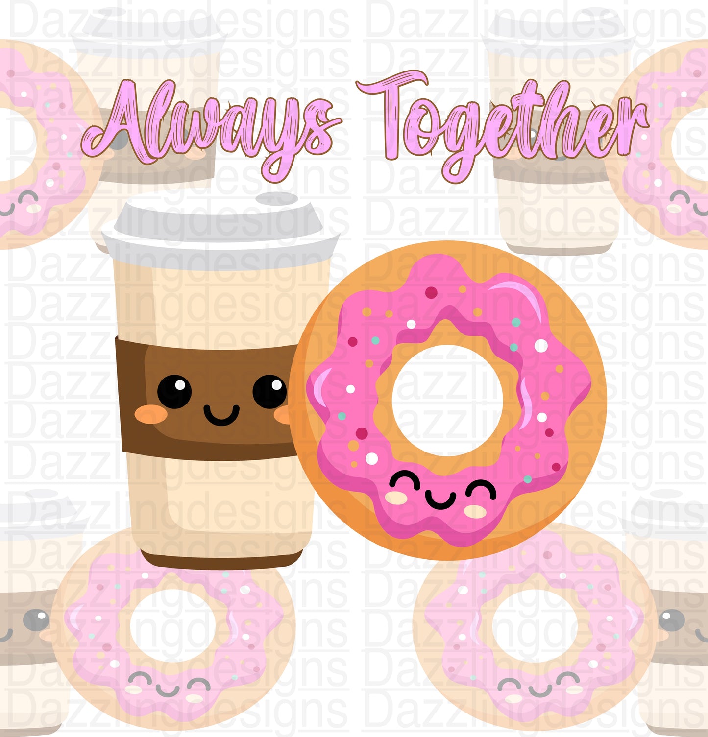 Always Together png tumbler design